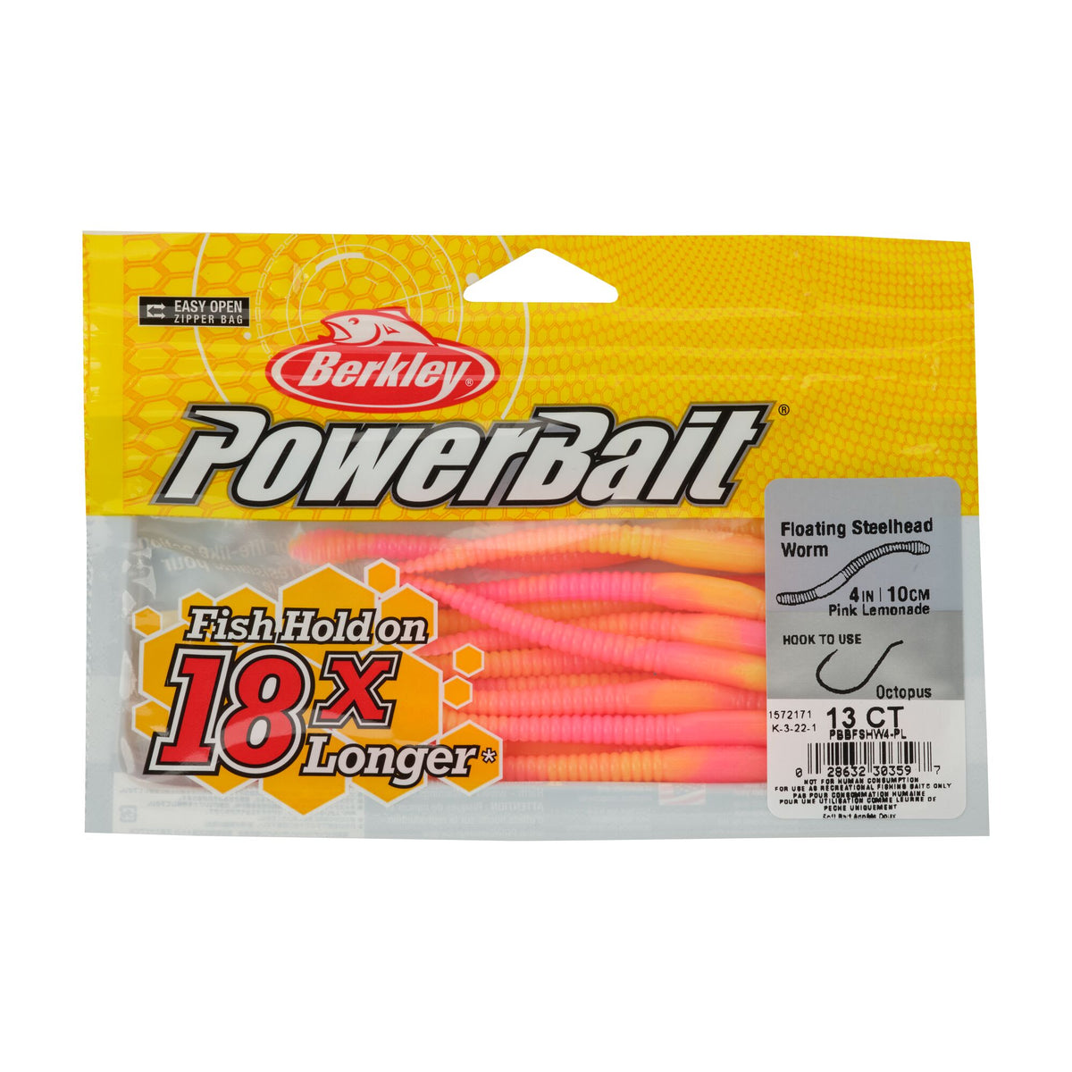 Berkley PowerBait® Floating Steelhead Worm