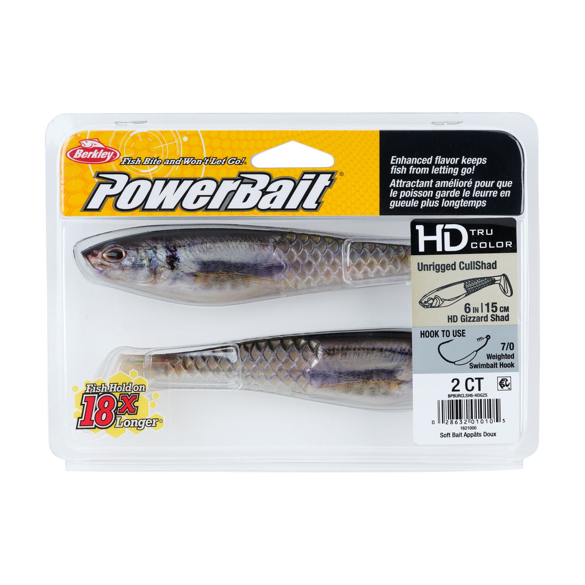 Berkley PowerBait® Unrigged CullShad