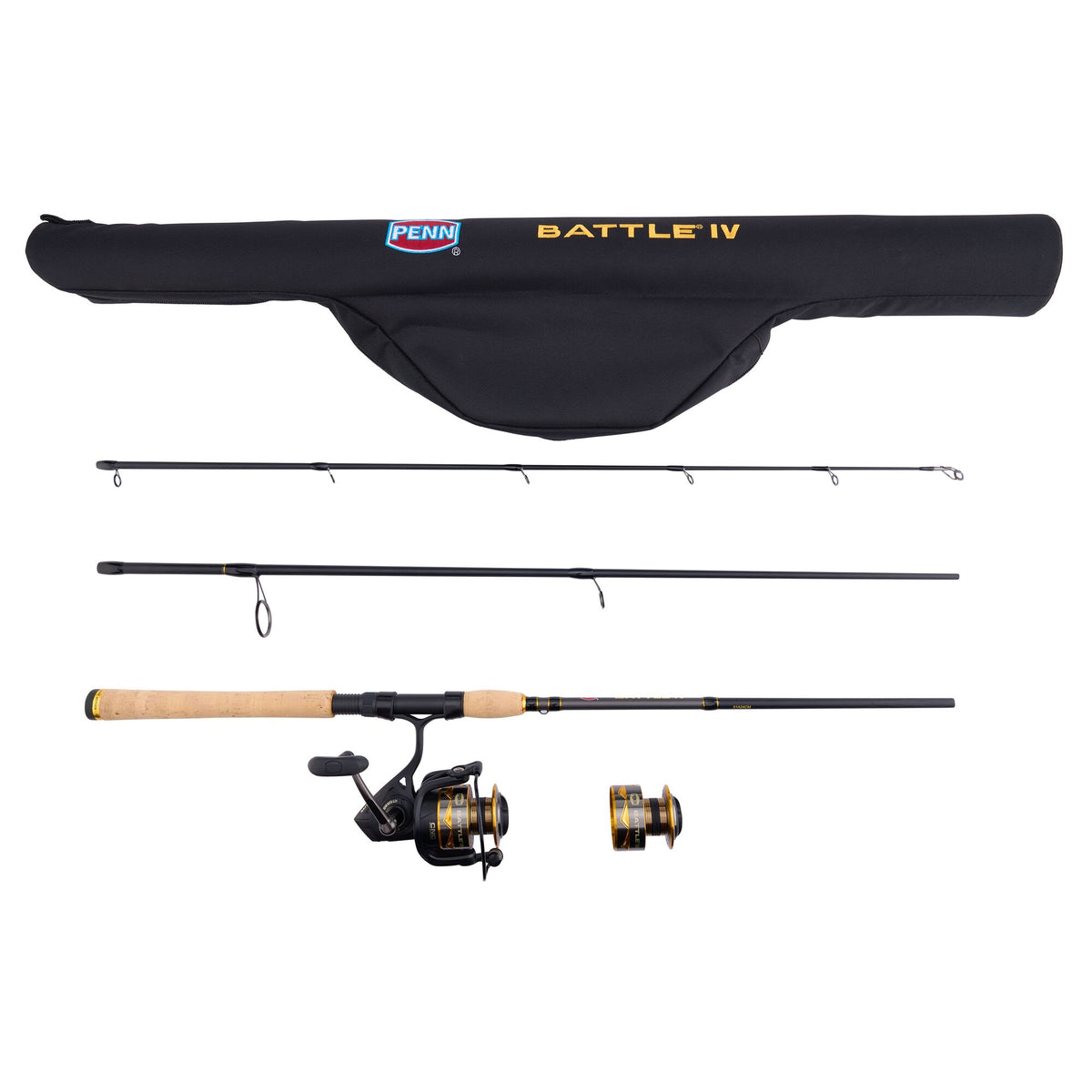 PENN Battle® IV Travel Spinning Combo
