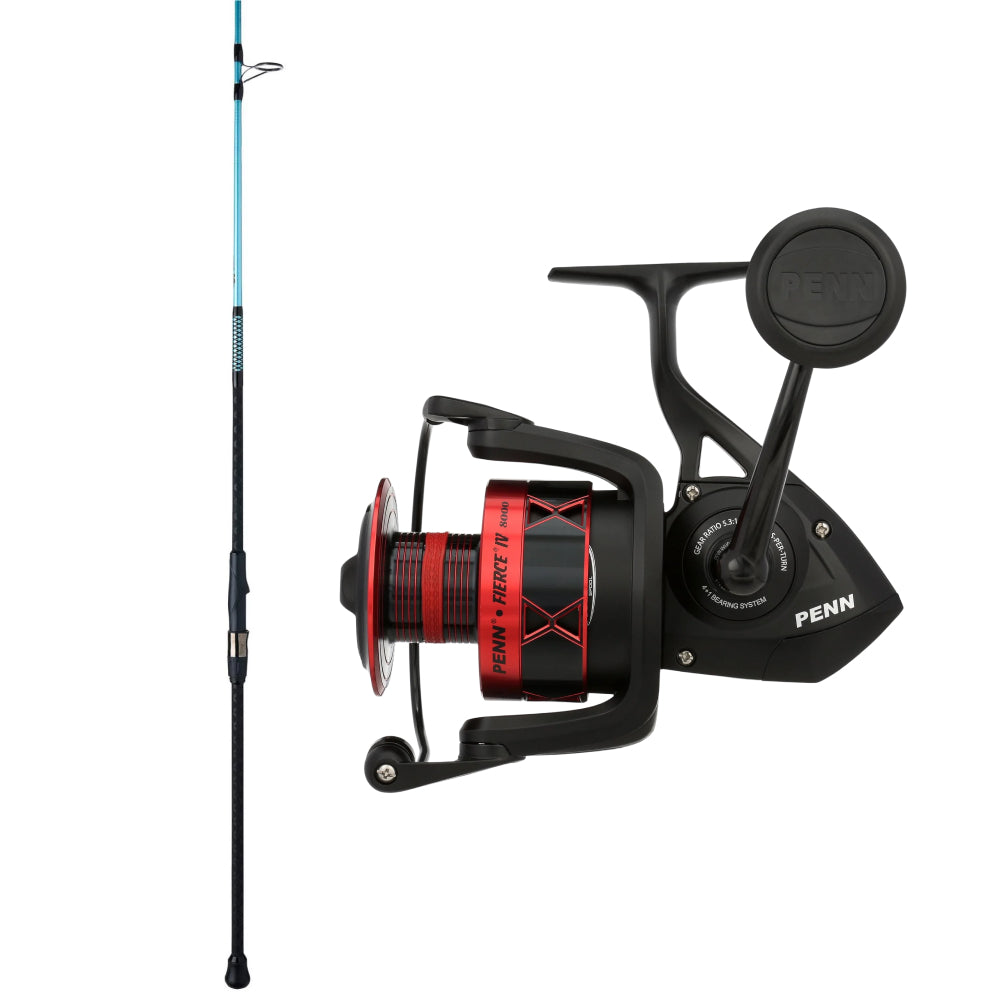 Ugly Stik Carbon + PENN Fierce® IV Surf Spinning Combo