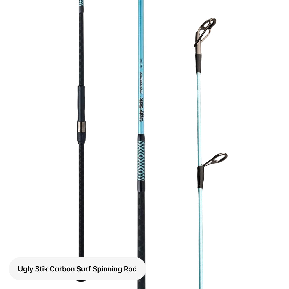 Ugly Stik Carbon + PENN Fierce® IV Surf Spinning Combo